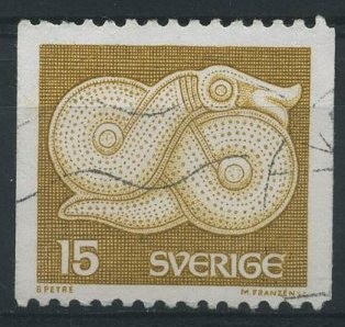 S1173 - Serpiente enroscada, hebilla de bronce