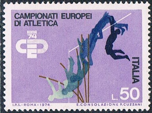 CAMPEONATO DE EUROPA DE ATLETISMO EN ROMA. Y&T Nº 1181