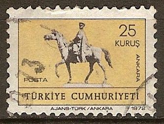 Estatua ecuestre de Atatürk en Ankara. 
