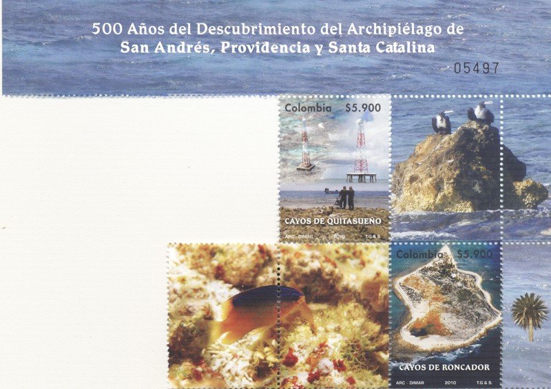 500 Años del descubrimiento del archipiélago de San Andrés, Providencia y Santa Catalina