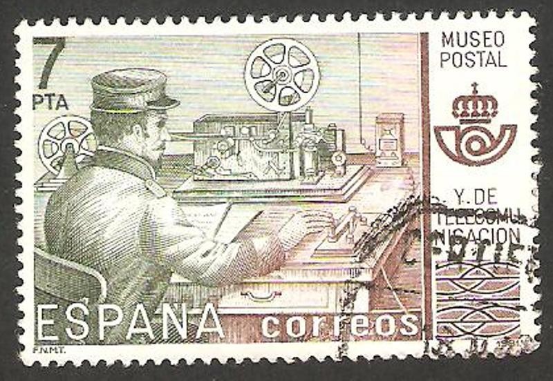 2637 - Museo Postal, Telegrafista