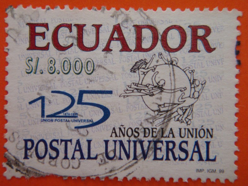 125 AÑO9S DE LA UNION POSTAL UNIVERSAL