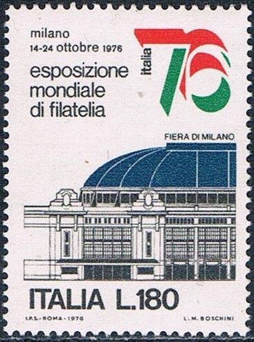 EXPOSICIÓN FILATÉLICA INTERNACIONAL ITALIA'76. Y&T Nº 1256
