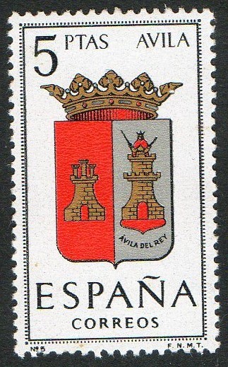 1410- Escudos de las capitales de provincias españolas. AVILA.