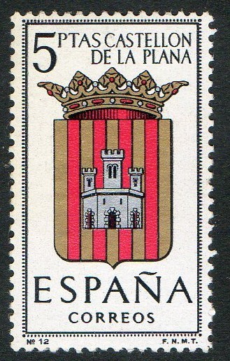 1417- Escudos de las capitales de provincias españolas. CASTELLON.