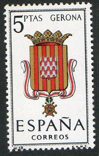 1486-  Escudos de las capitales de provincias españolas. GERONA.