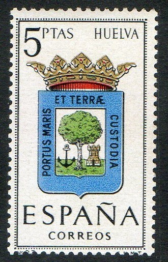 1491-  Escudos de las capitales de provincias españolas. HUELVA.