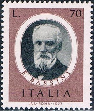 PERSONAJES ITALIANOS. EDUARDO BASSINI, CIRUJANO. Y&T Nº 1308