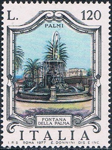 FUENTES CÉLEBRES. FONTANA DE LA PALMA, PLAMI. Y&T Nº 1317