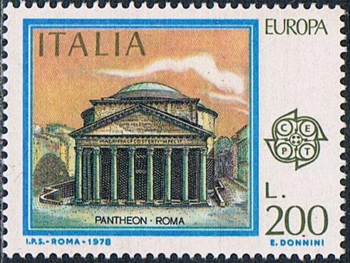EUROPA 1978. EL PANTEÓN, EN ROMA. Y&T Nº 1340