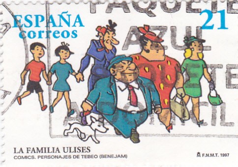 comics,personajes de tebeos- la familia ulises