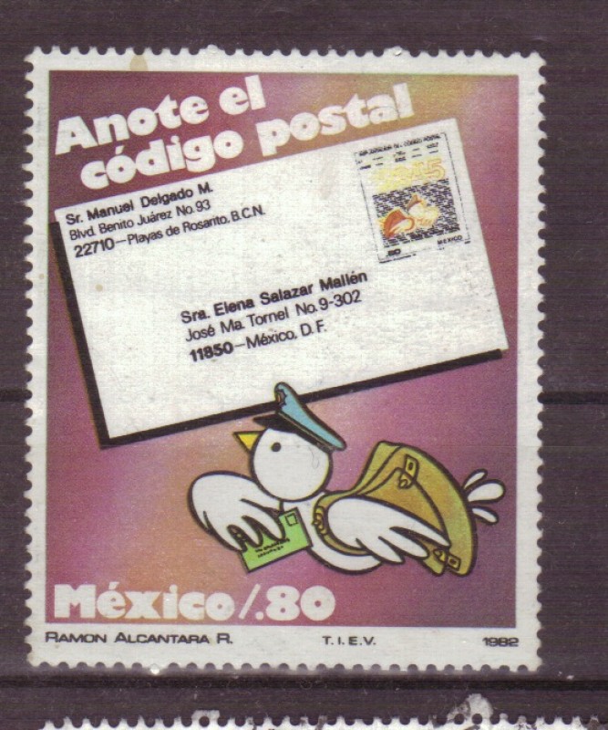 Implantación del codigo postal