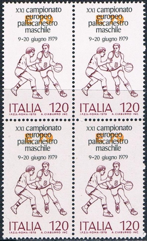 XXI CAMPEONATO DE EUROPA DE BALONCESTO. Y&T Nº 1395