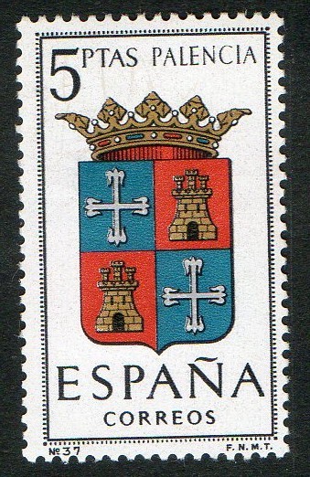 1631-   Escudos de las capitales de provincias españolas. PALENCIA.