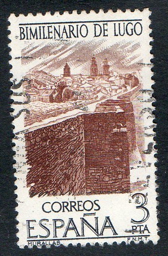 2357-  Bimilenario de Lugo. Murallas.