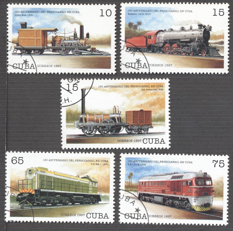 160 Aniversario del Ferrocarril en Cuba