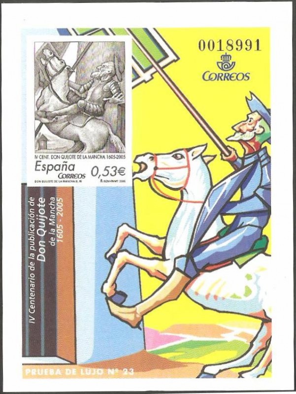 87 - Prueba Oficial, IV Centº de la publicación de El Quijote