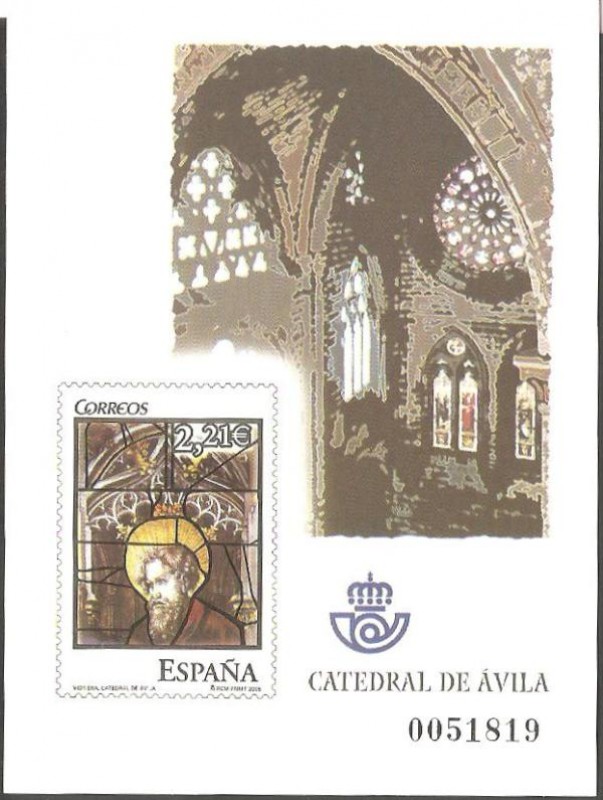 91 - Prueba Oficial, Vidriera de la Catedral de Ávila