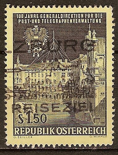 Centenario de Correos de Austria y de la Administración Telégrafos.
