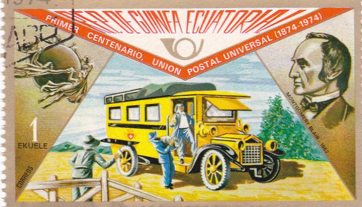 primer centenario union postal universal(1874-1974)