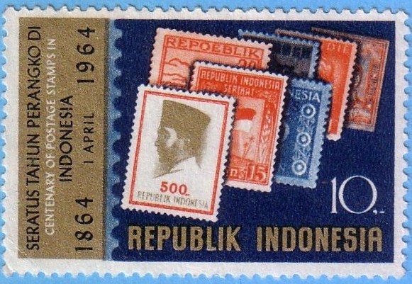 Centenary of Postage Stamps in Indonesia (1)