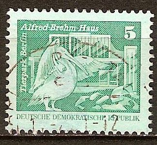 Zoológico de Berlín,casa Alfred Brehm(a)DDR.
