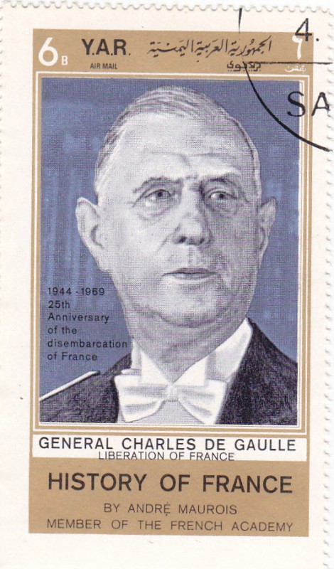 HISTORIA DE FRANCIA-  General Charles de gaulle liberación de Francia