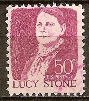 Estadounidenses prominentes.Lucy Stone.