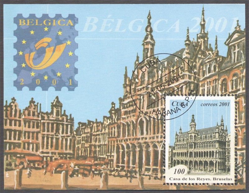 Exposicion filatelica, Belgica 2001