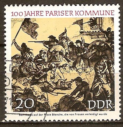 100 Años de la Comuna de París.(DDR)