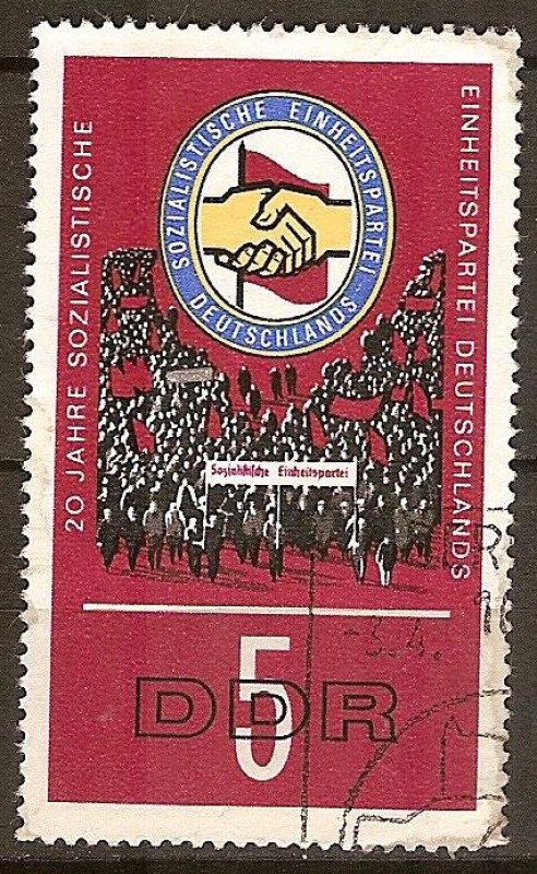 20a Aniv del Partido Socialista Unificado (SED)DDR.