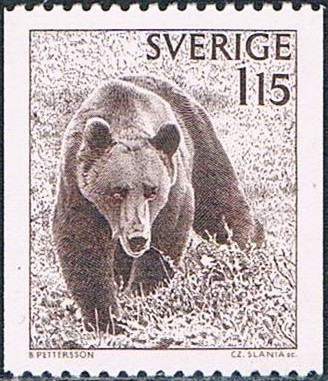 SERIE BÁSICA. OSO DE SUECIA. Y&T Nº 998