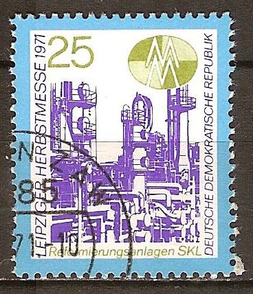 Feria de Otoño,Leipzig.Planta del reactor SKL.(DDR).