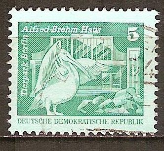 Zoológico de Berlín,casa Alfred Brehm,Berlín-DDR.