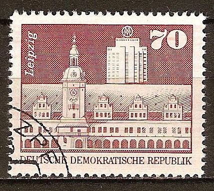 Antiguo Ayuntamiento de Leipzig-DDR.