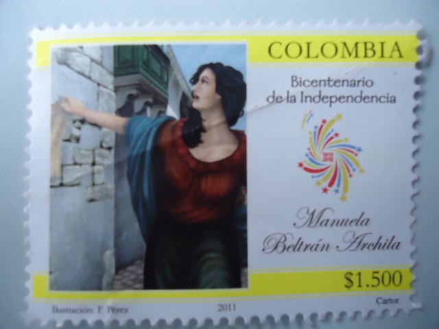 Manuela Beltran Archila - Bicentenario de la Independencia.