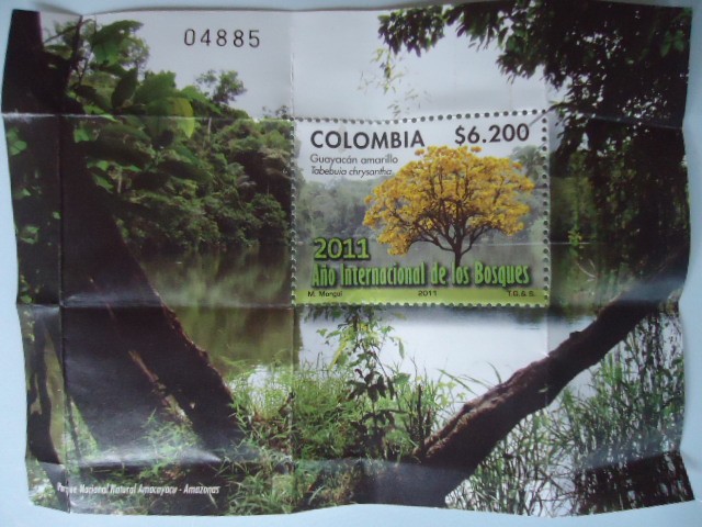 2011 Año Internacional de los Bosques-Guayacán Amarillo