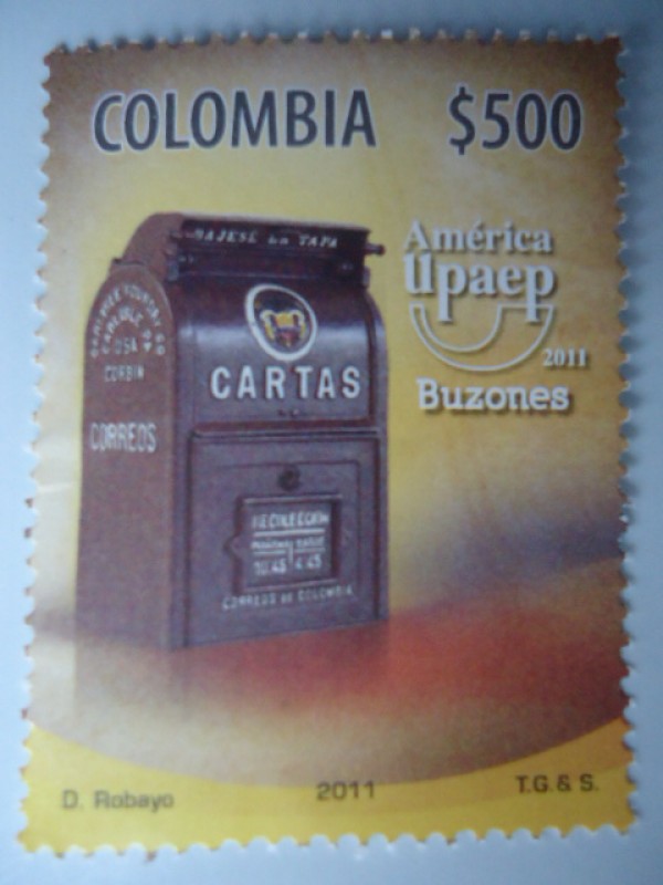 América Upaep 2011 - BUZONES- Para cartas.
