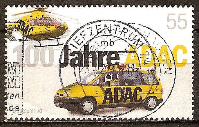 Centenario de la ADAC (Asociación Automovilística). Helicóptero y Vehículo Patrulla.