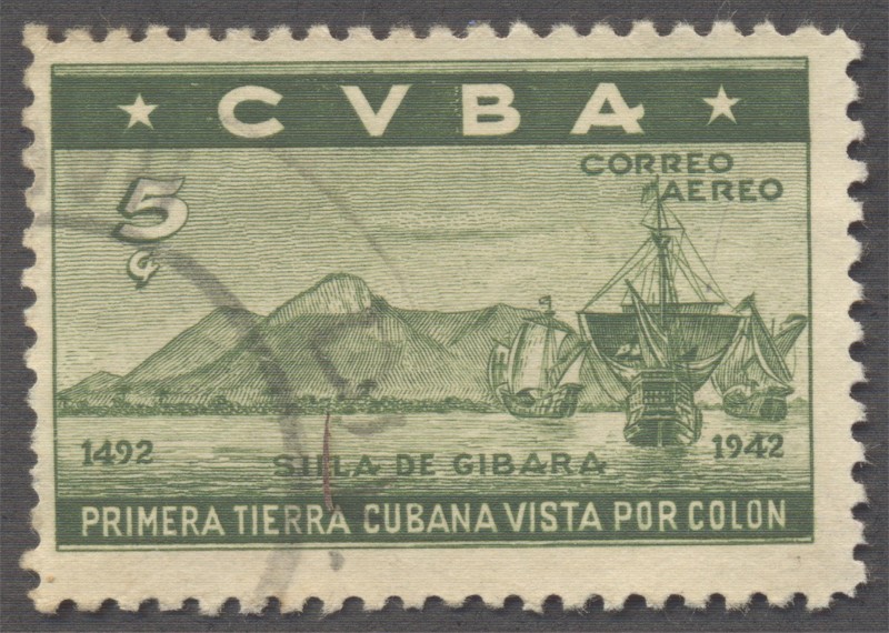 Primera tierra Cubana vista por Colon 