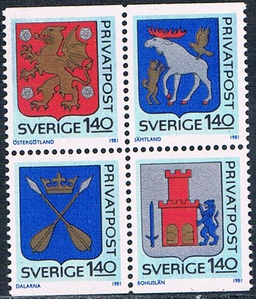 ESCUDOS DE PROVINCIAS 1981. Y&T Nº 1127-30
