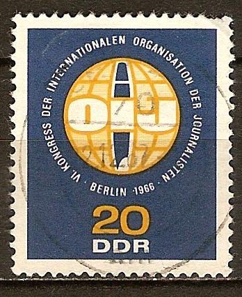 6 Congreso de la Organización Internacional de Periodistas - Berlín 1966(DDR)