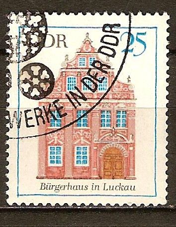  Edificios importantes-Ayuntamiento en Luckau(DDR).