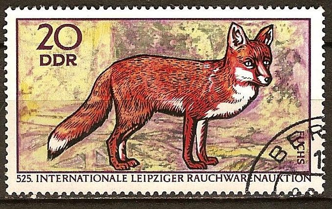  Subasta internacional del tabaco de Leipzig: el zorro rojo(DD)