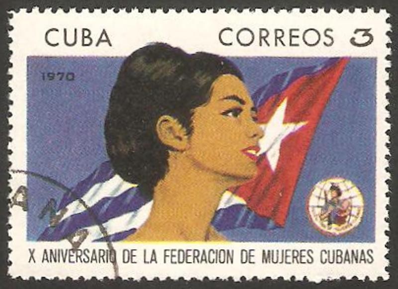 1417 - X anivº de la federación de mujeres cubanas