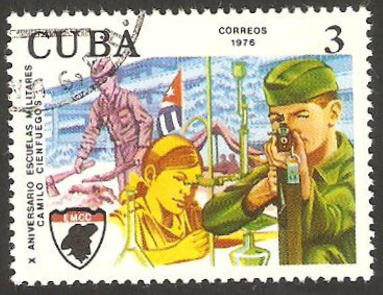 1955 - X anivº de Escuelas Militares de Camilo Cienfuegos