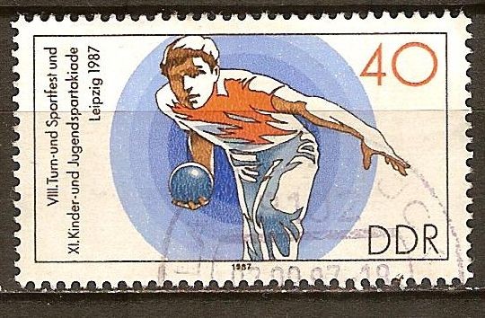 VIII.Festival de Gimnasia y deportes y XI. Infantil y Juvenil de Leipzig 1987-DDR.