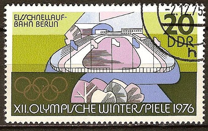 XII.Juegos Olímpicos de Invierno de Innsbruck (1976)velocidad de patinaje sobre hielo-DDR.