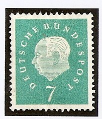 REPUBLICA FEDERAL. Presidente Theodor Heuss.