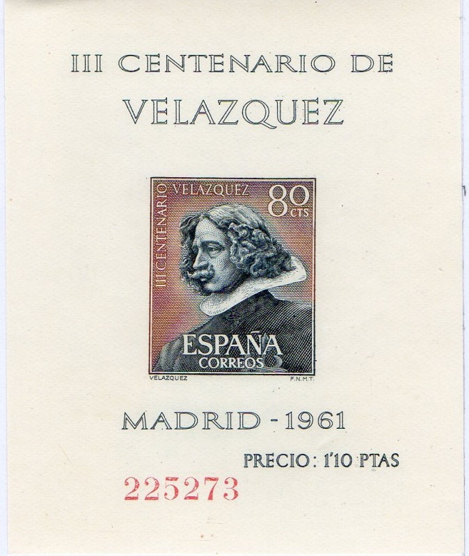 1344-  III Centenario de la muerte de Velázquez.